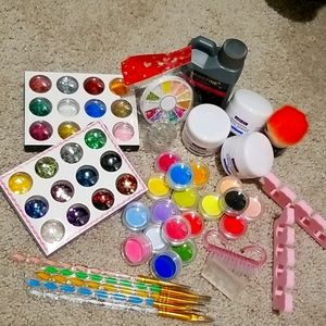 Acrylic color set and extra